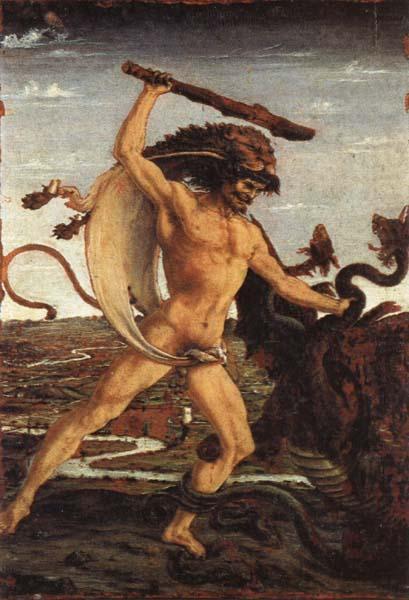 Hercules and the Hydra, Antonio Pollaiolo